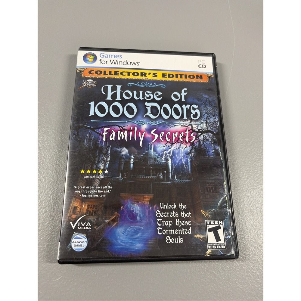 House of 1000 Doors Family Secrets PC Game Windows Collectors Edition
